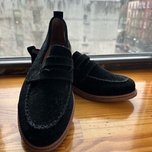 Black Suede Loafers
